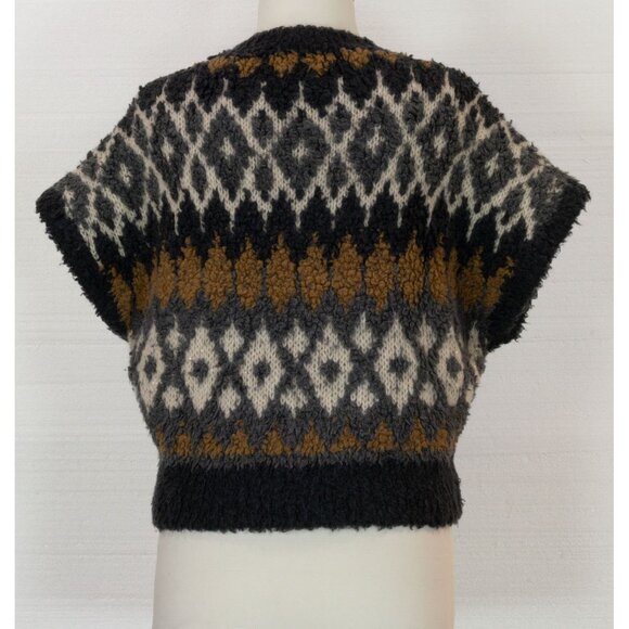 $4500 BRUNELLO CUCINELLI CASHMETE BLEND SEQUIN FUZZY SWEATER 2022 COLLECTION XS - Picture 7 of 10